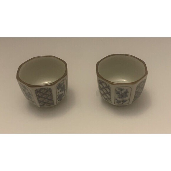 Japanese OTAGIRI ORIGINAL Wine Sake Set Jug (Flask) 4 Cups Four Seasons MIB - Picture 7 of 14